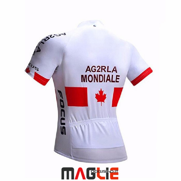 Maglia Ag2rla Mondiale 2017 Bianco